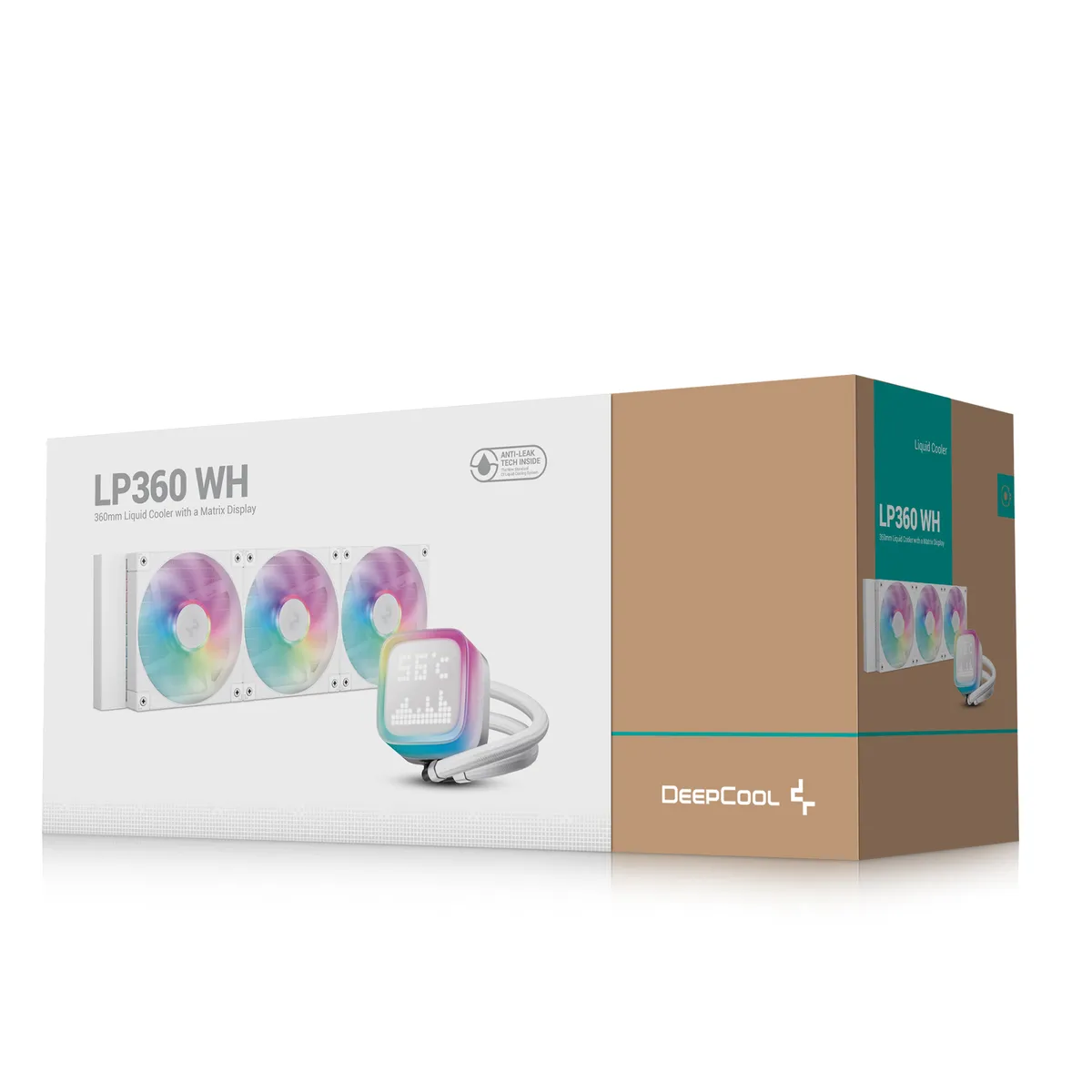 Система водяного охолодження DeepCool LP360 ARGB White (R-LP360-WHMSMC-G-1) - мініатюра 3