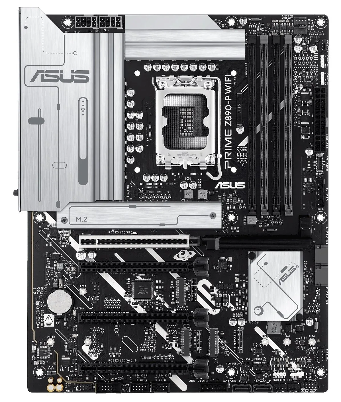 Материнська плата Asus Prime Z890-P WiFi Socket 1851 - мініатюра 2