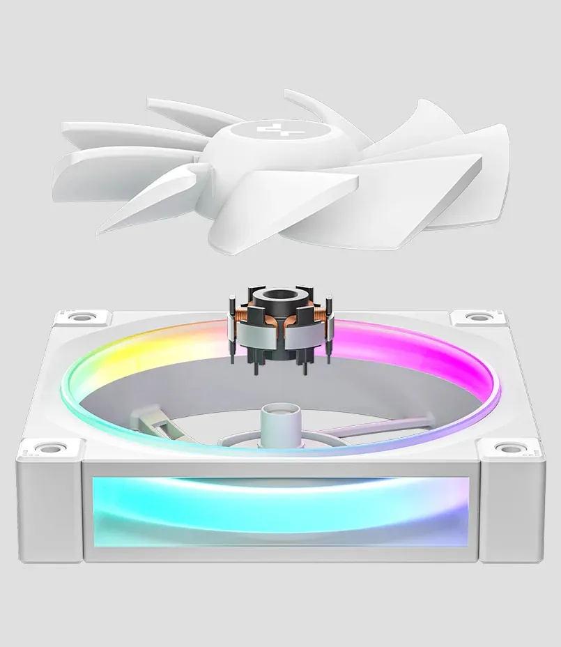 Система водяного охолодження DeepCool LQ240 White (R-LQ240-WHDSMC-G-1) - мініатюра 10