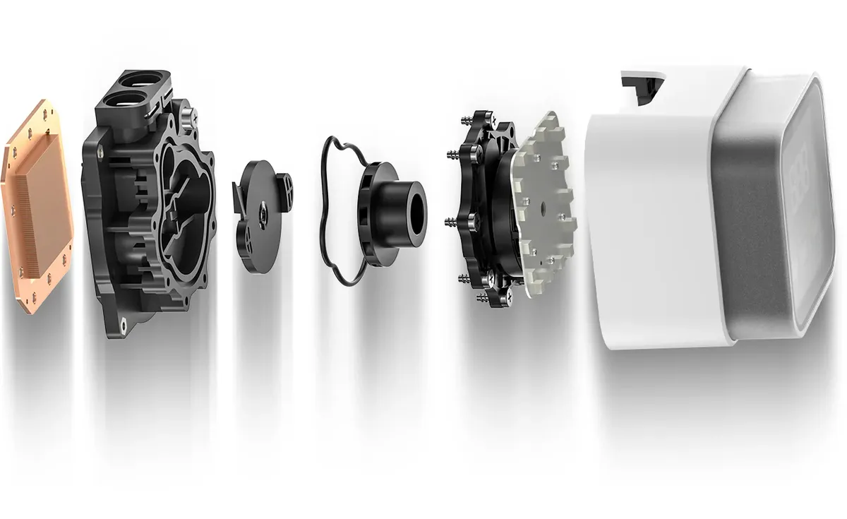 Система водяного охолодження DeepCool LQ240 White (R-LQ240-WHDSMC-G-1) - мініатюра 7
