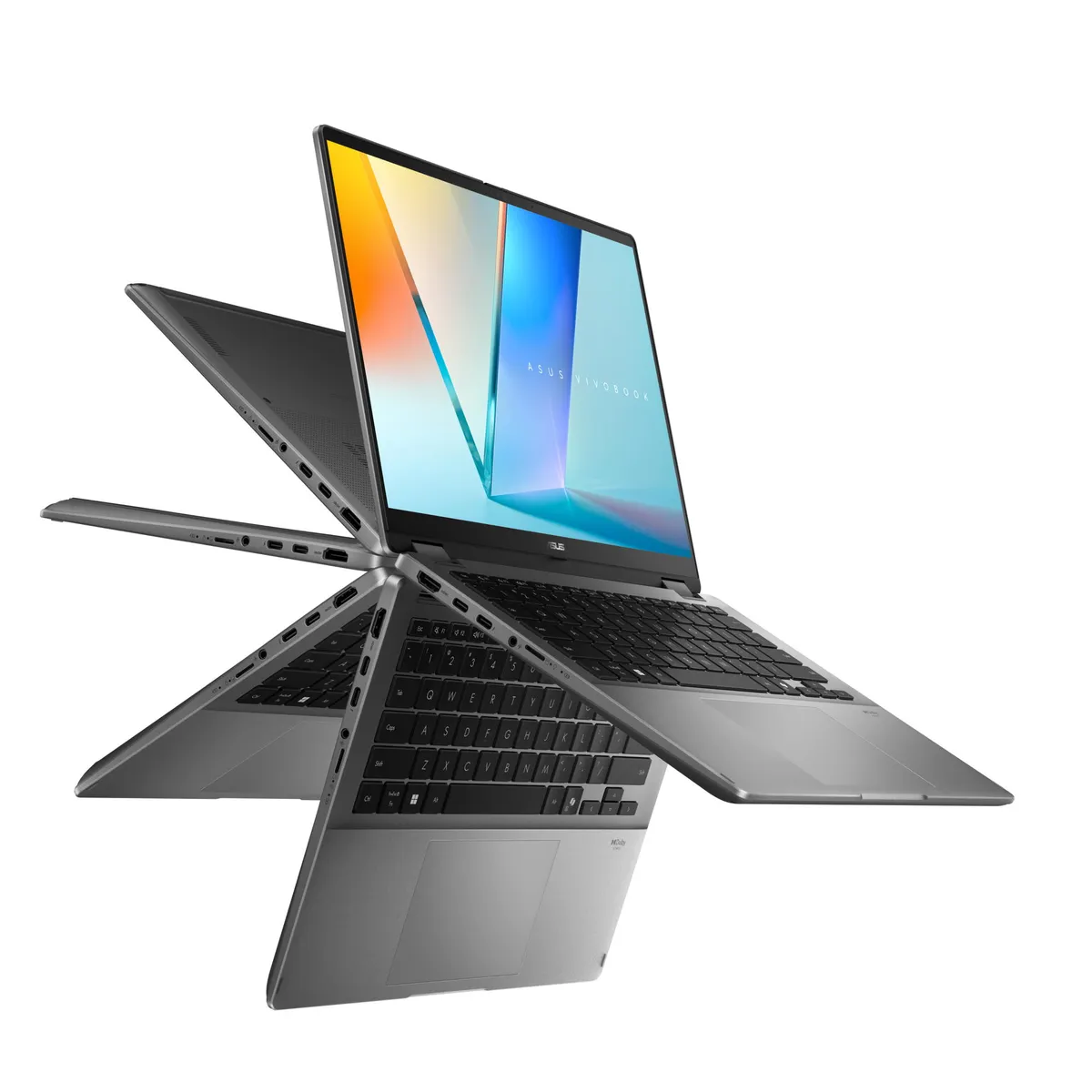 Ноутбук Asus Vivobook 14 Flip TP3407SA-QL011W (90NB14Y1-M000E0) Matte Gray - мініатюра 2