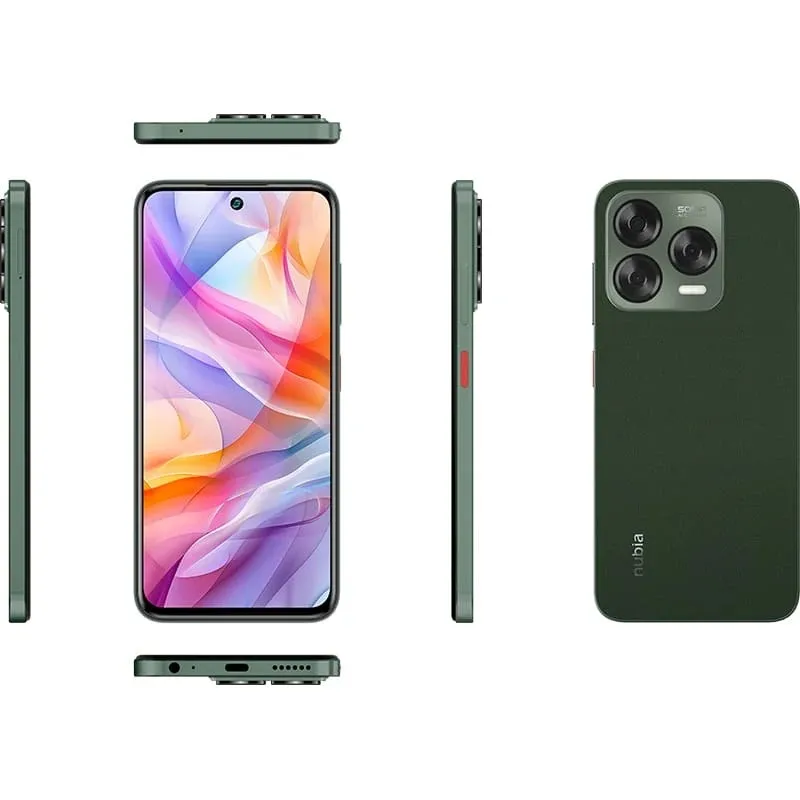 Смартфон ZTE Nubia V70 Design 8/256GB Green - мініатюра 3