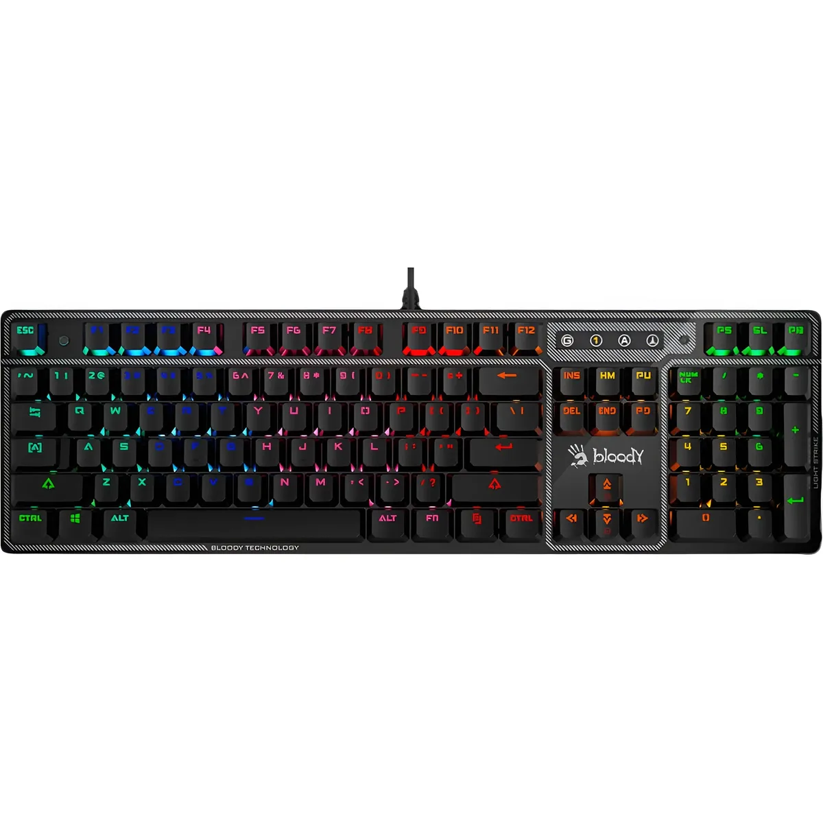 Клавіатура A4Tech B750N Bloody Black - мініатюра 5
