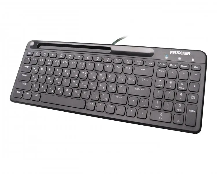 Клавiатура Maxxter KB-01B-UA Black - мініатюра 2