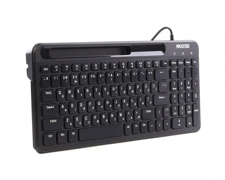 Клавiатура Maxxter KB-01B-UA Black - мініатюра 3
