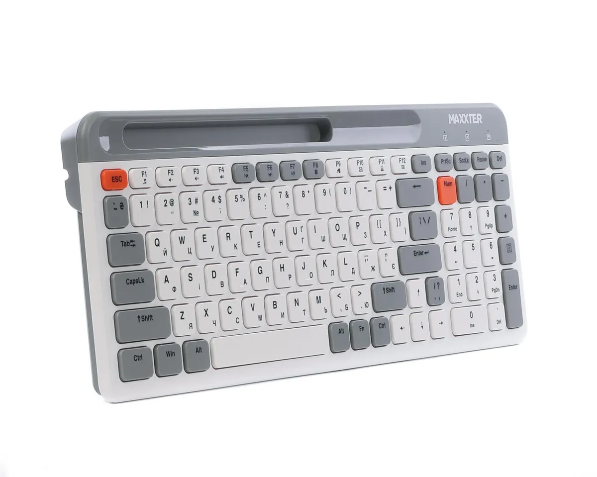 Клавiатура бездротова Maxxter KBW-02G-UA - мініатюра 3