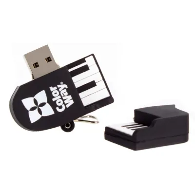 Флеш накопичувач USB 32Gb ColorWay "Piano", Black, USB 3.0 (CW-USBPO32) - мініатюра 2