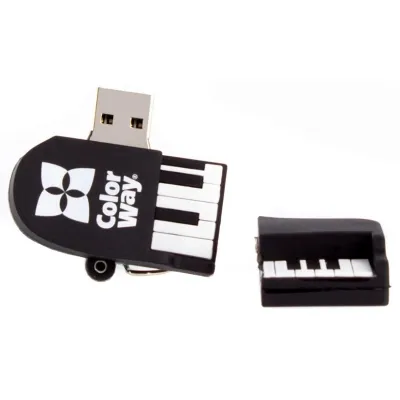 Флеш накопичувач USB 32Gb ColorWay "Piano", Black, USB 3.0 (CW-USBPO32) - мініатюра 3