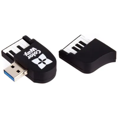 Флеш накопичувач USB 32Gb ColorWay "Piano", Black, USB 3.0 (CW-USBPO32) - мініатюра 5
