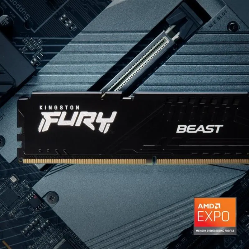 Модуль пам`яті DDR5 2x16GB/6000 Kingston Fury Beast Black (KF560C30BBEK2-32) - мініатюра 10