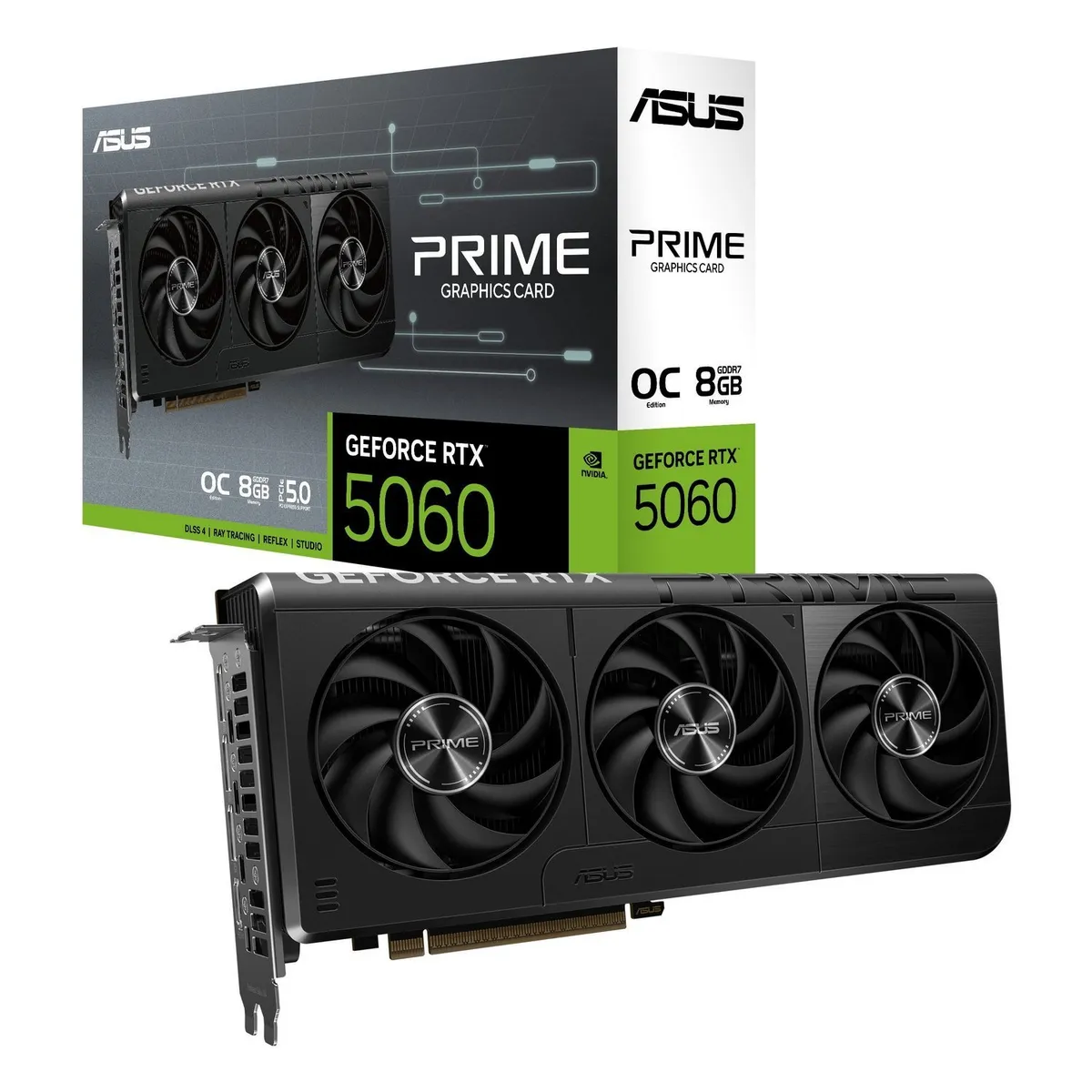 Відеокарта GF RTX 5060 8GB GDDR7 Prime OC Asus (PRIME-RTX5060-O8G) - зображення 1
