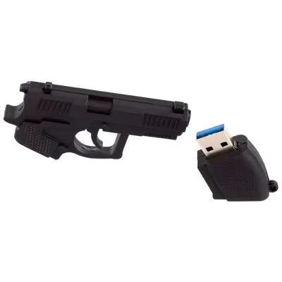 Флеш накопичувач USB 32Gb ColorWay "Pistol", Black, USB 3.0 (CW-USBPL32) - мініатюра 6