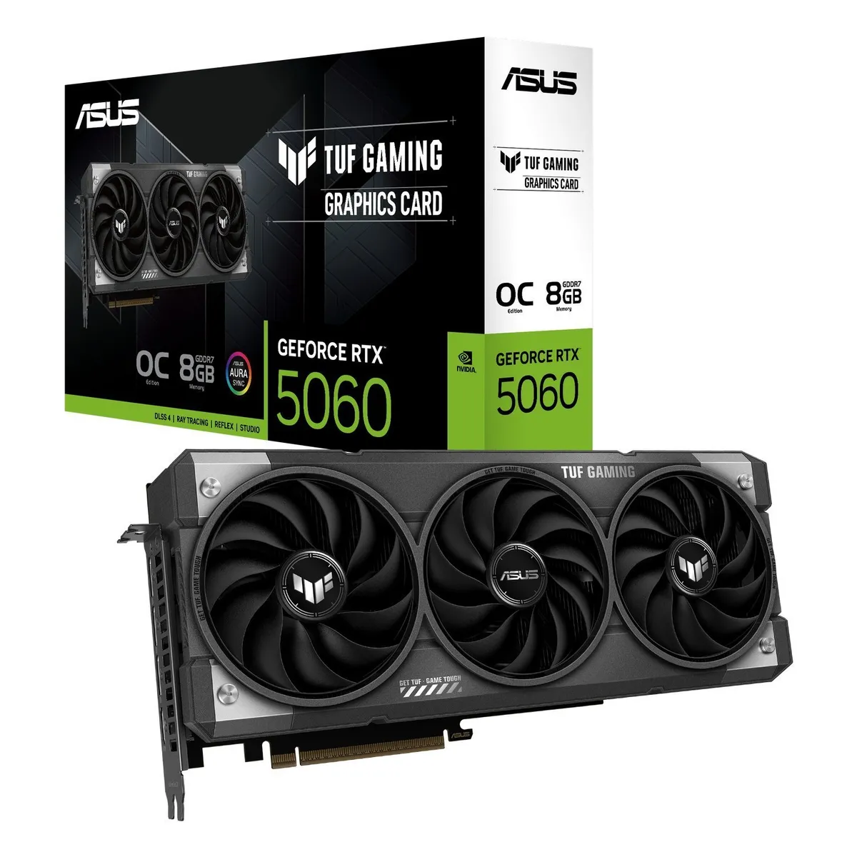 Відеокарта GF RTX 5060 8GB GDDR7 TUF Gaming OC Asus (TUF-RTX5060-O8G-GAMING) - зображення 1