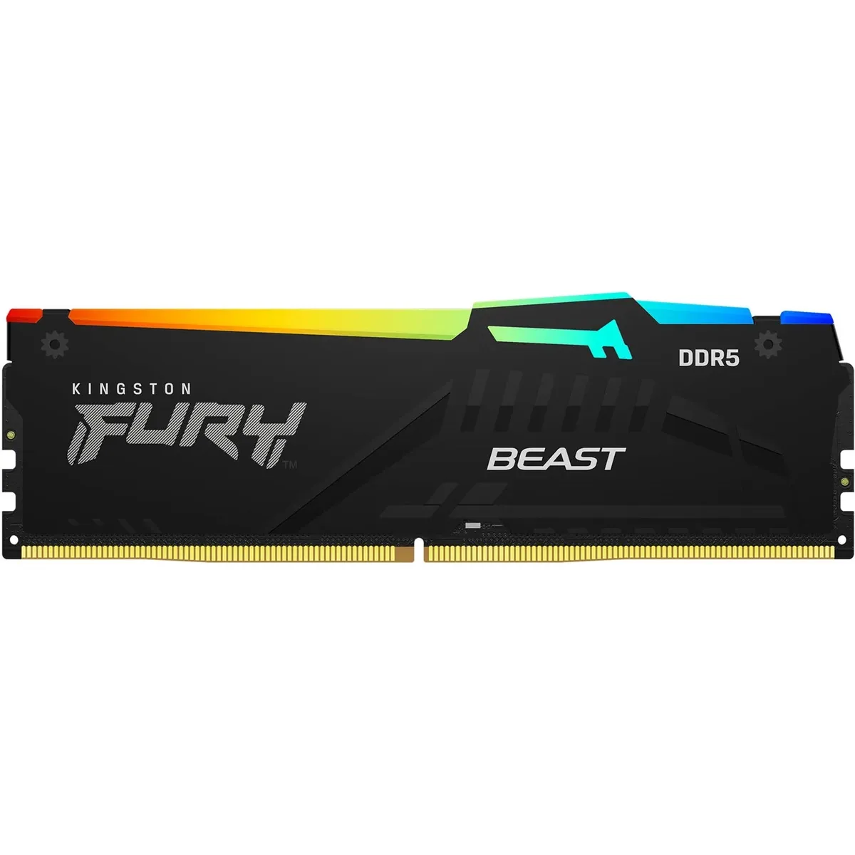Модуль пам`яті DDR5 32GB/5600 Kingston Fury Beast RGB Black (KF556C36BBE2A-32) - зображення 1