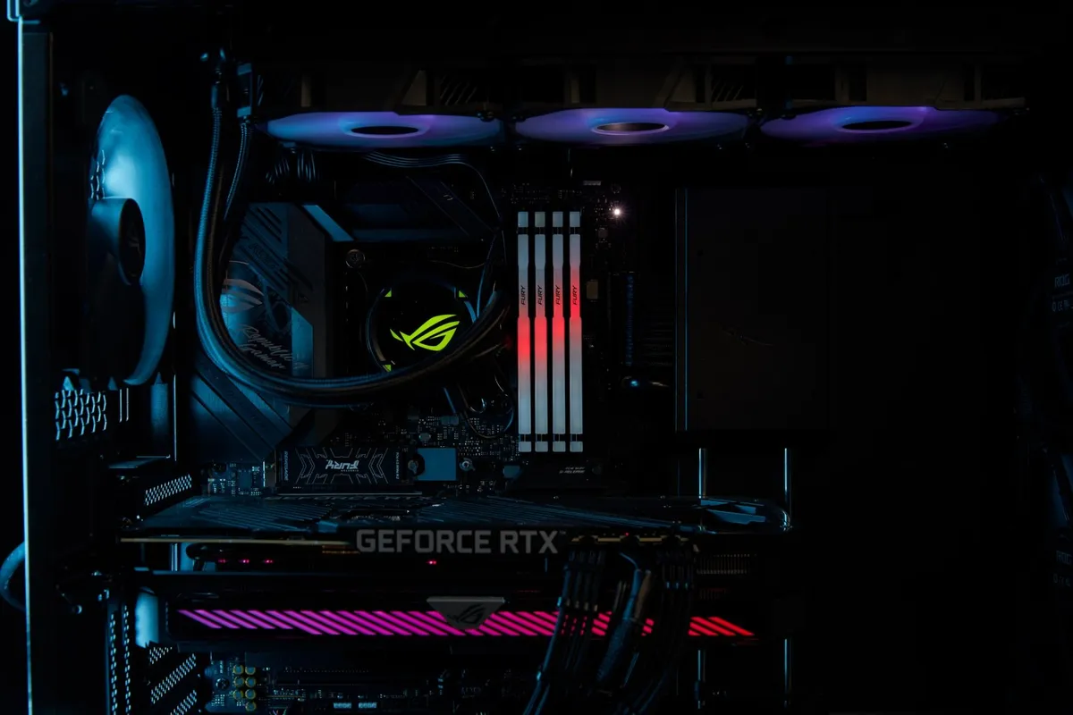 Модуль пам`яті DDR5 32GB/5600 Kingston Fury Beast RGB Black (KF556C36BBE2A-32) - мініатюра 21
