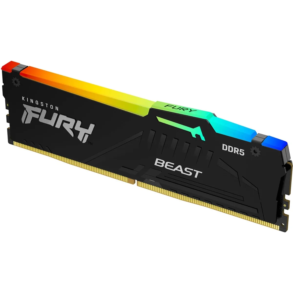Модуль пам`яті DDR5 32GB/5600 Kingston Fury Beast RGB Black (KF556C36BBE2A-32) - мініатюра 3