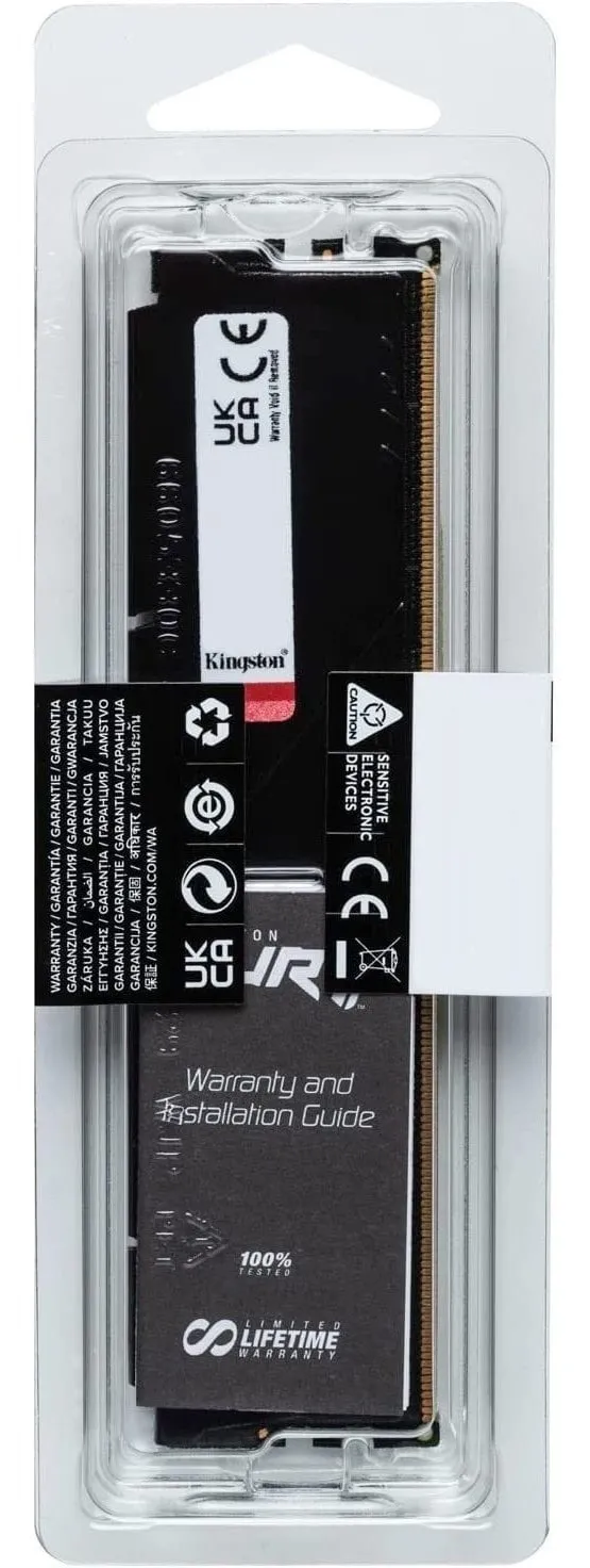 Модуль пам`ятi DDR5 32GB/6000 Kingston Fury Beast Black (KF560C36BBE2-32) - мініатюра 5