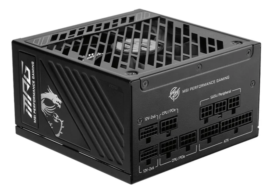 Блок живлення MSI MPG A850GS PCIE5 850W - мініатюра 2