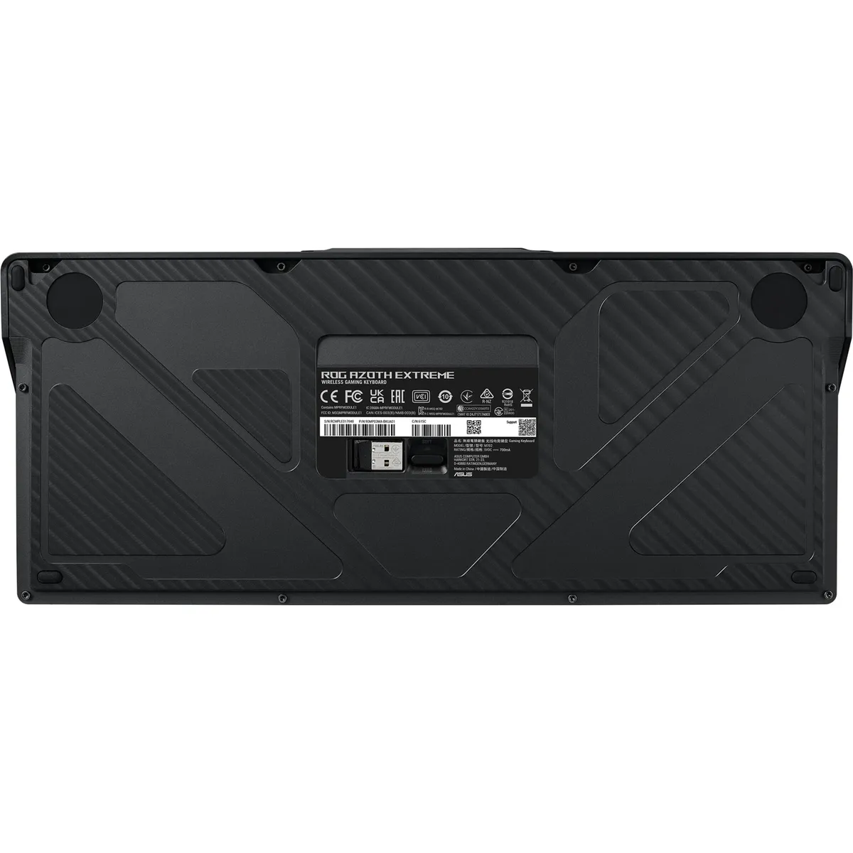 Клавіатура бездротова Asus ROG Azoth Extreme 81key Black (90MP03MA-BKUA01) - мініатюра 10