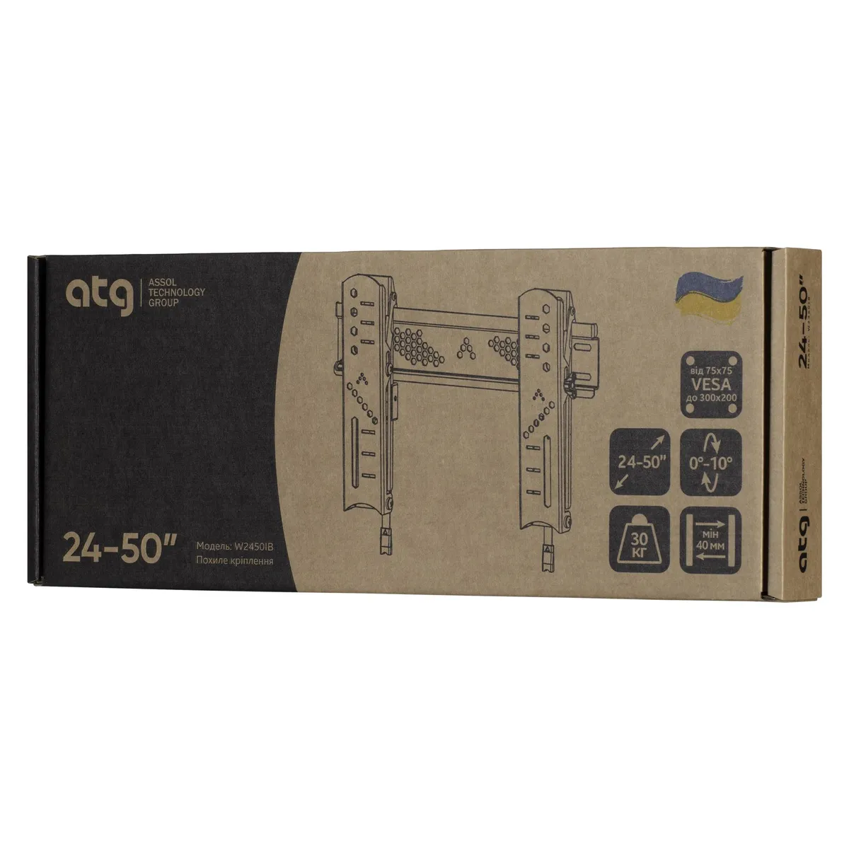 Кронштейн ATG W2450IB (4820276050167) (VESA300х200) - мініатюра 8