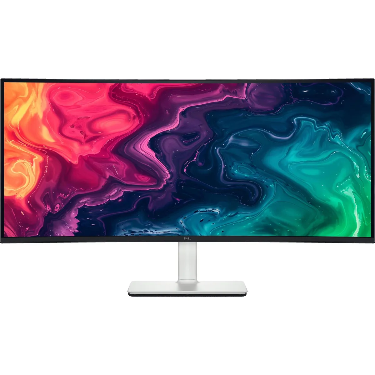 Монiтор Dell 34" S3425DW (210-BQWR) VA White 120Hz Curved - зображення 1