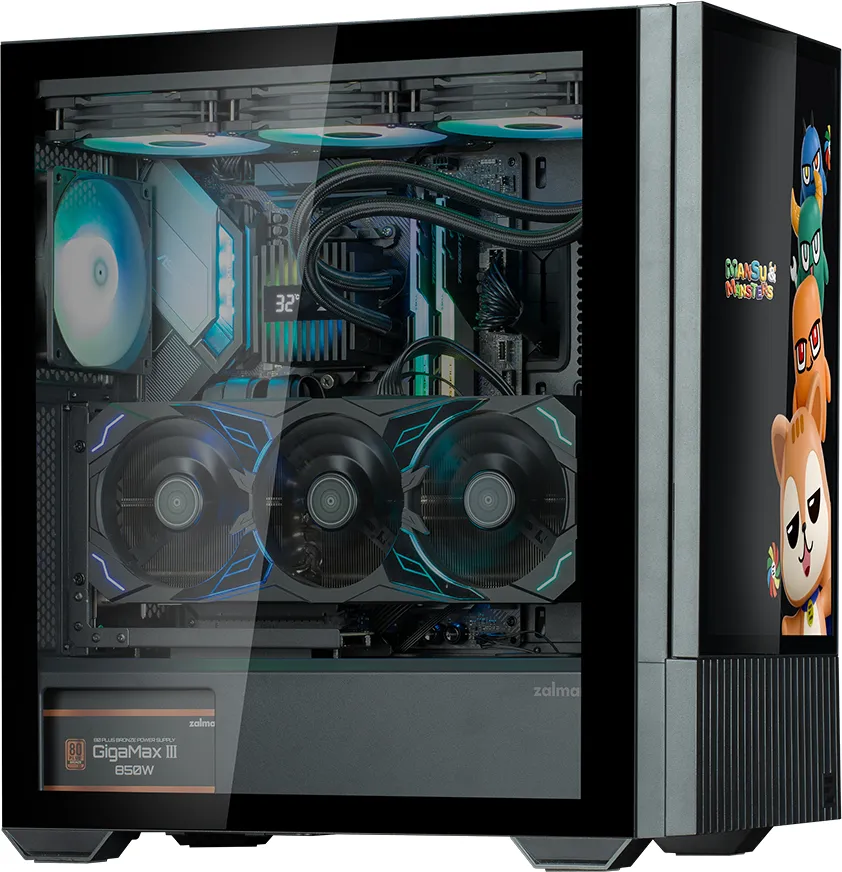 Корпус Zalman Z10 DS Black без БЖ - мініатюра 6