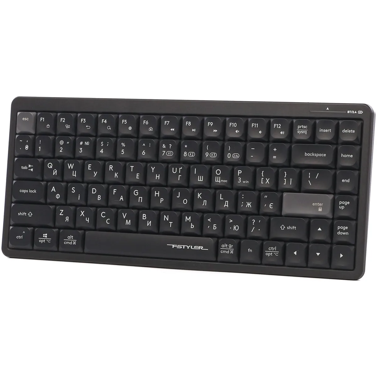 Клавіатура бездротова A4Tech FBX53C Black - мініатюра 3