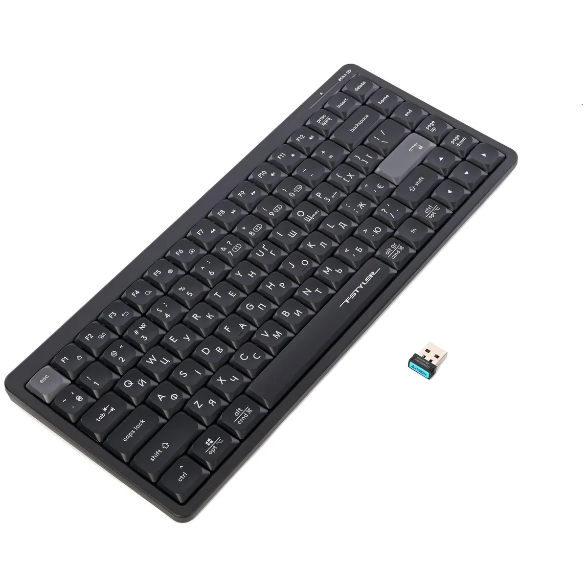 Клавіатура бездротова A4Tech FBX53C Black - мініатюра 4