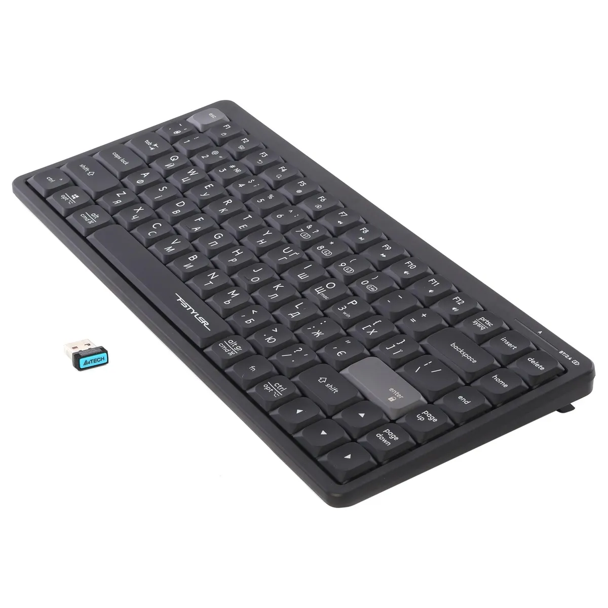 Клавіатура бездротова A4Tech FBX53C Black - мініатюра 5