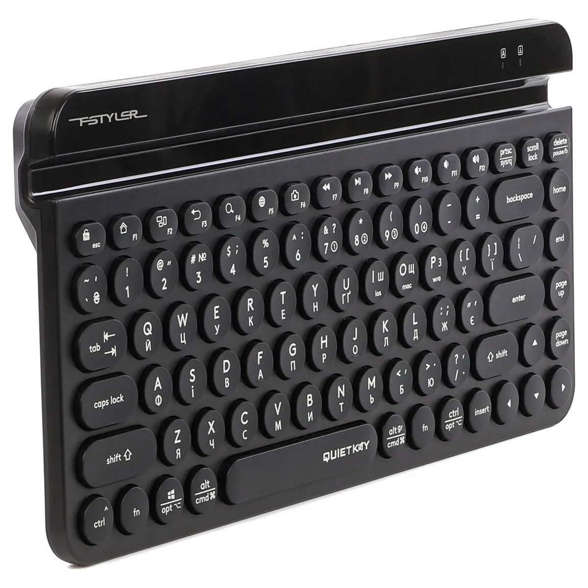 Клавіатура бездротова A4Tech FBK30 Black - мініатюра 2