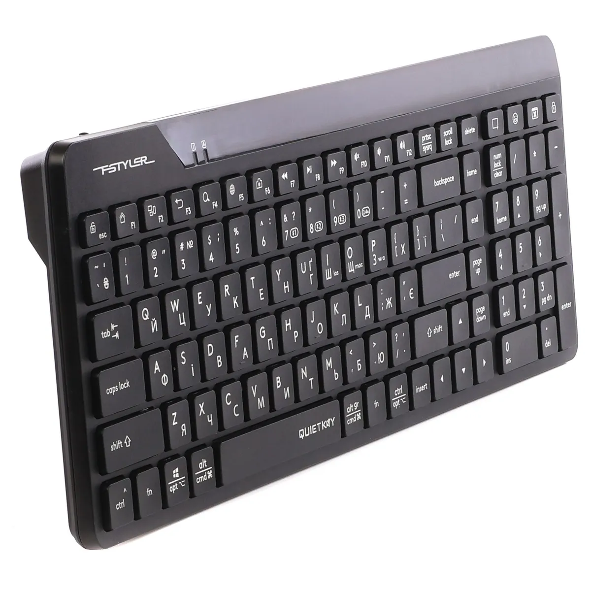 Клавіатура бездротова A4Tech FBK23 AS Black - мініатюра 2