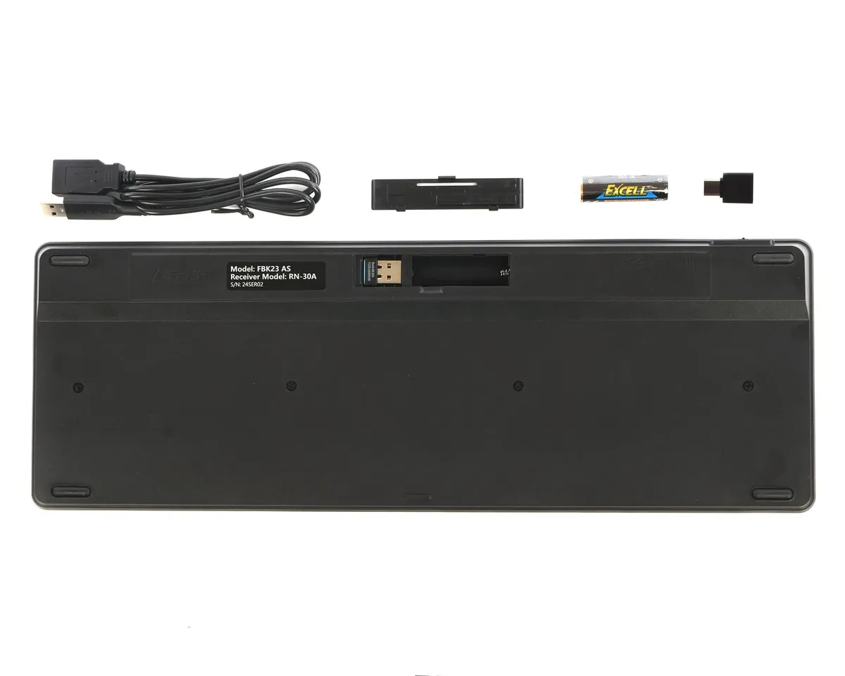 Клавіатура бездротова A4Tech FBK23 AS Black - мініатюра 5