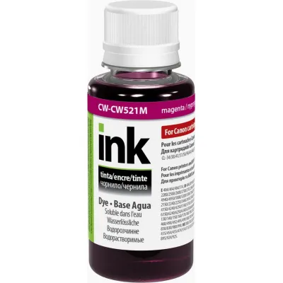 Чорнило ColorWay Canon CL-41/38/411/511/CLI-8/426/521 Magent (CW-CW521M01) - зображення 1