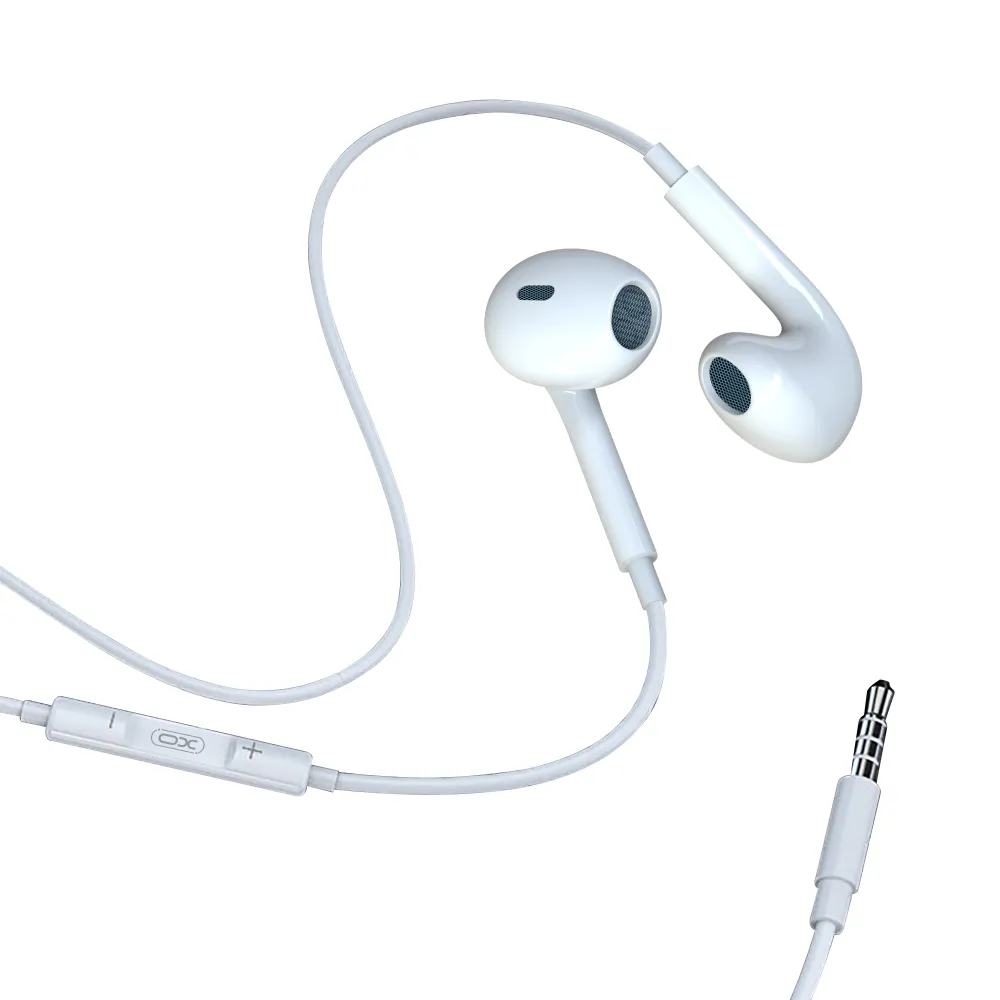 Гарнітура XO EP43 In-ear Earphone White (6920680879175) - мініатюра 2