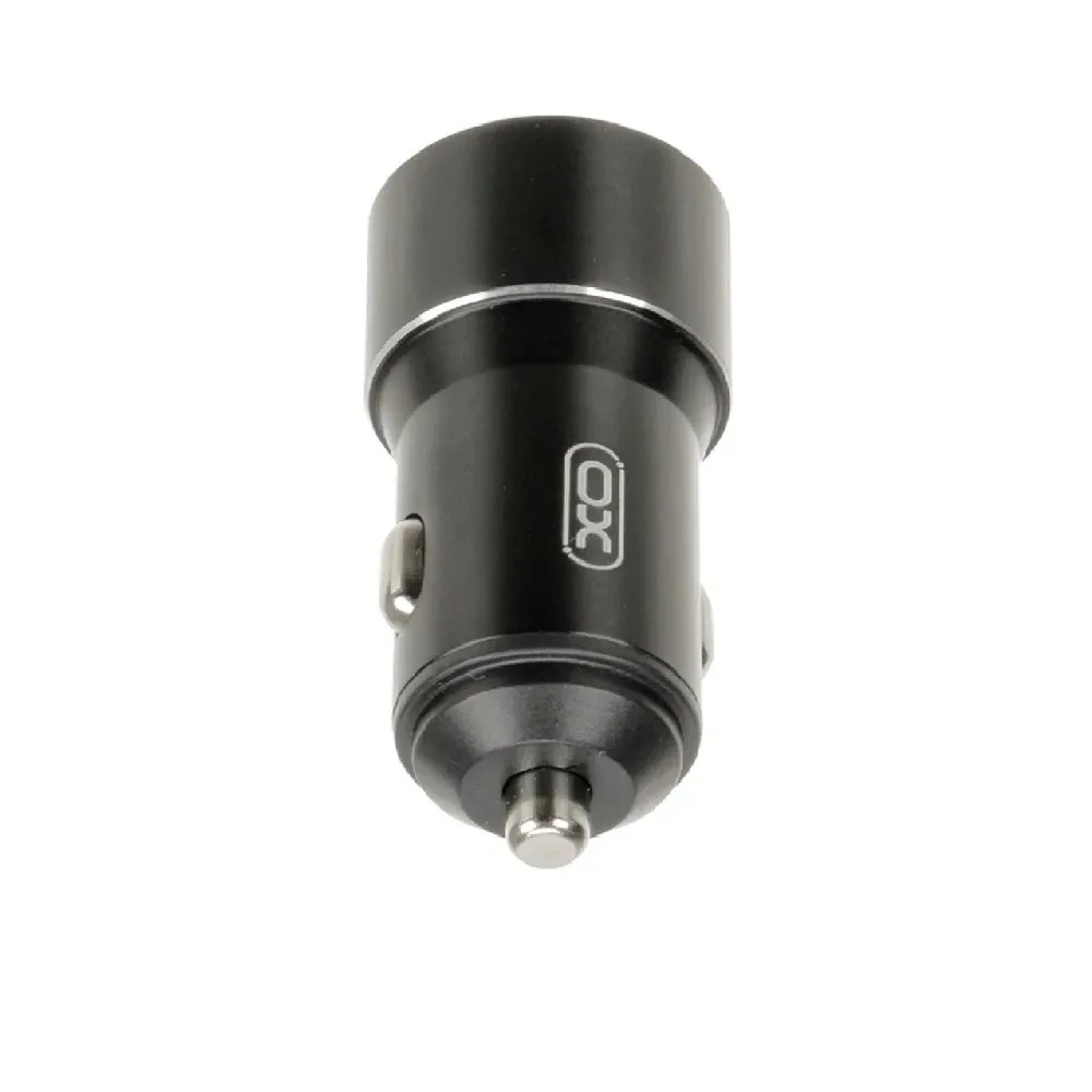 Автомобільний зарядний пристрій XO CC30 (2USB, 2.4A) Black (6920680872756) - мініатюра 2