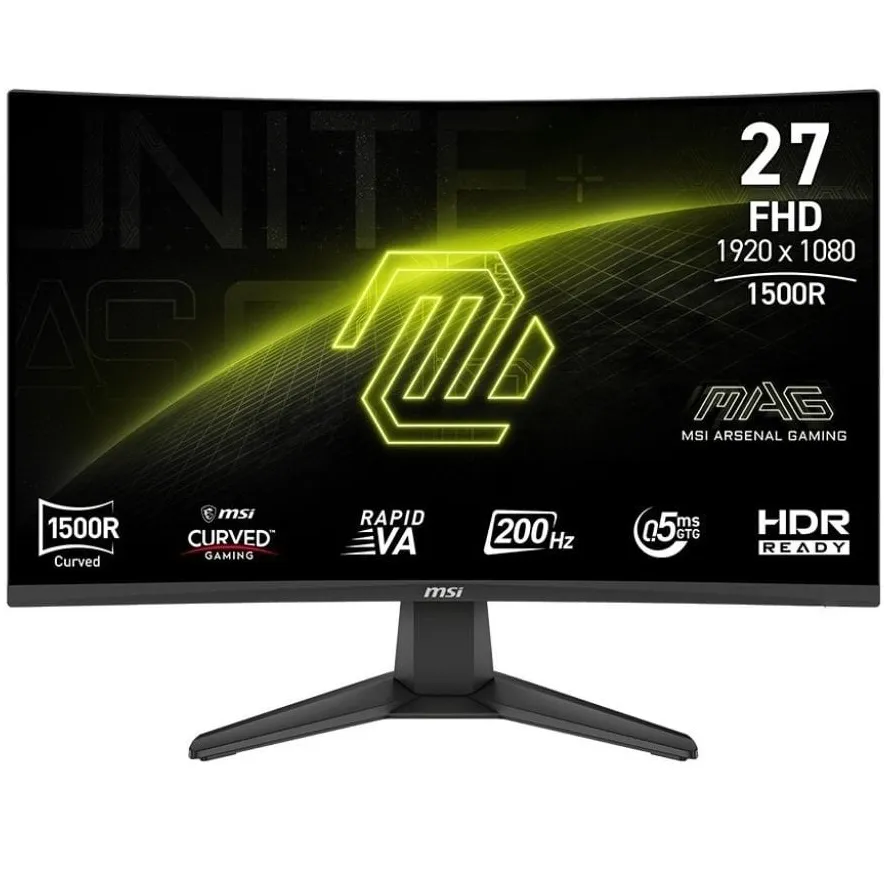 Монітор MSI 27" MAG 276CF E20 VA Black Curved 200Hz - мініатюра 6