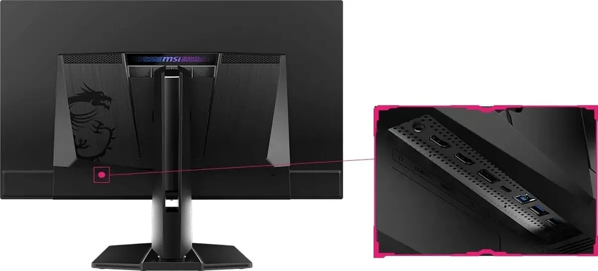 Монітор MSI 31.5" MPG 322URX QD-OLED Black 240Hz - мініатюра 6