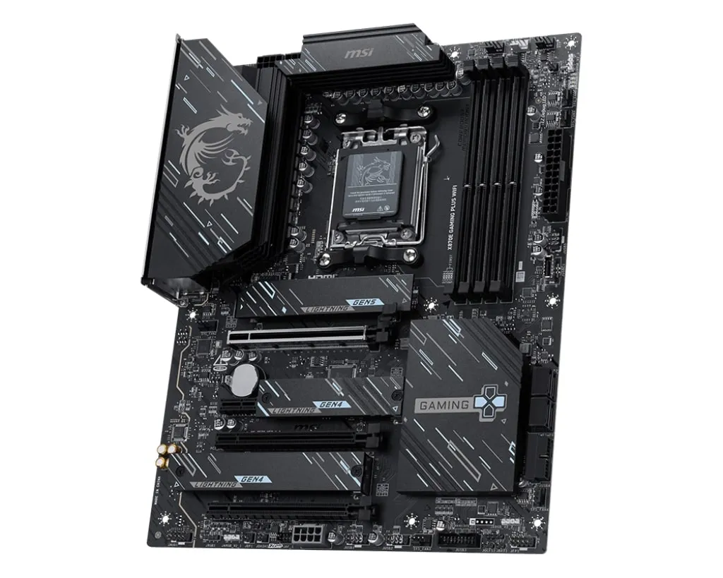 Материнська плата MSI X870E Gaming Plus WiFi Socket AM5 - мініатюра 3