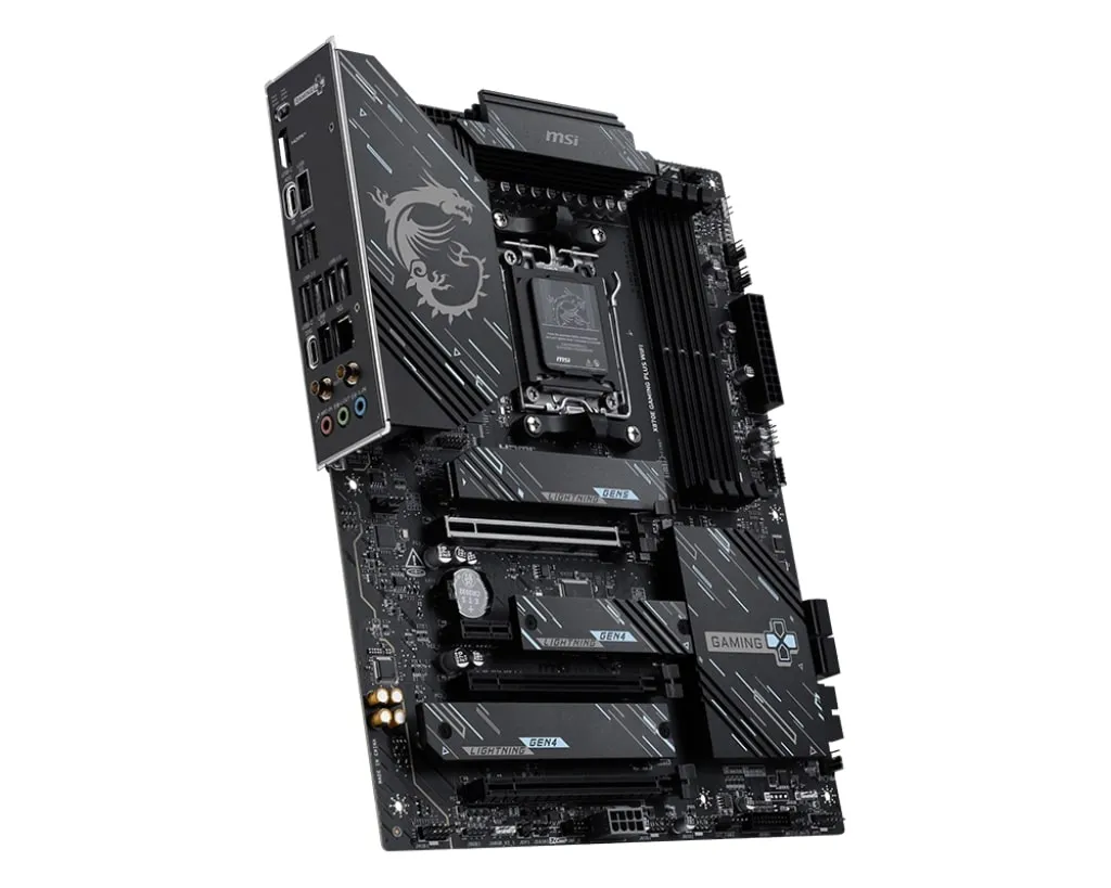 Материнська плата MSI X870E Gaming Plus WiFi Socket AM5 - мініатюра 4