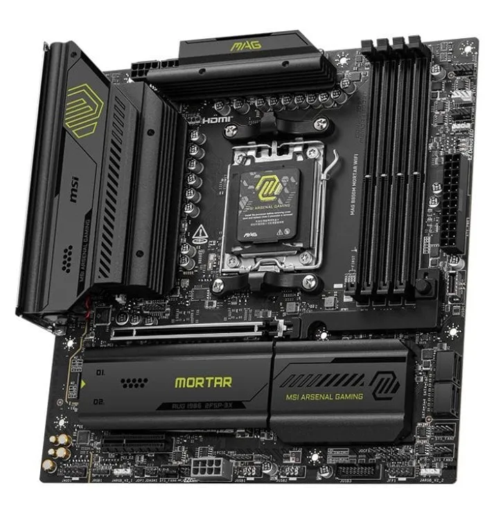 Материнська плата MSI MAG B850M Mortar WiFi Socket AM5 - мініатюра 3