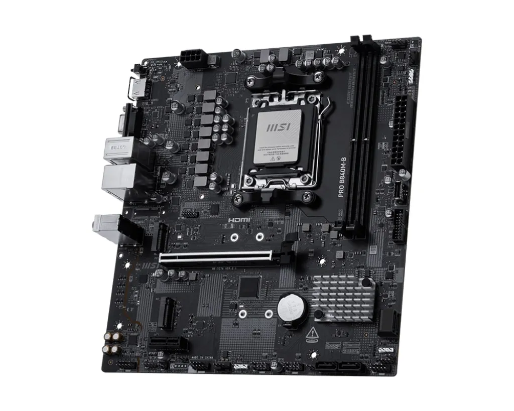 Материнська плата MSI Pro B840M-B Socket AM5 - мініатюра 3