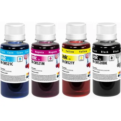 Чорнило ColorWay Canon PG-510/CLI521 (4х100) BK/С/M/Y (CW-CW520/CW521SET01) - зображення 1