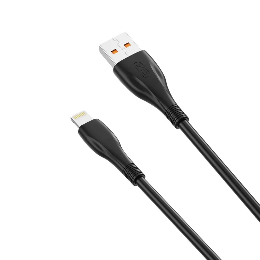 Кабель XO NB185 USB - Lightning, (M/M), 6A 1 м Black (6920680879236) - мініатюра 2