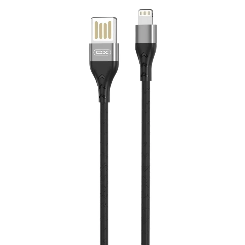Кабель XO NB188 USB - Lightning, (M/M), 2.4A 1 м Gray (6920680879694) - зображення 1