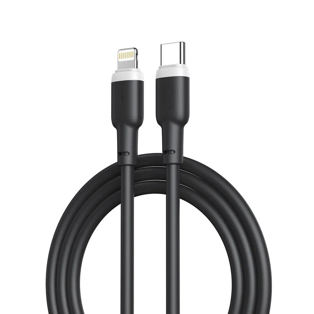 Кабель XO NB208A USB Type-C - Lightning, (M/M), 20W 1 м Black (6920680826810) - зображення 1