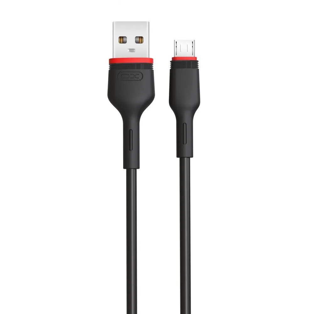Кабель XO NB-P171 USB - microUSB, (M/M), 2.4A 1 м Black (6920680873661) - зображення 1