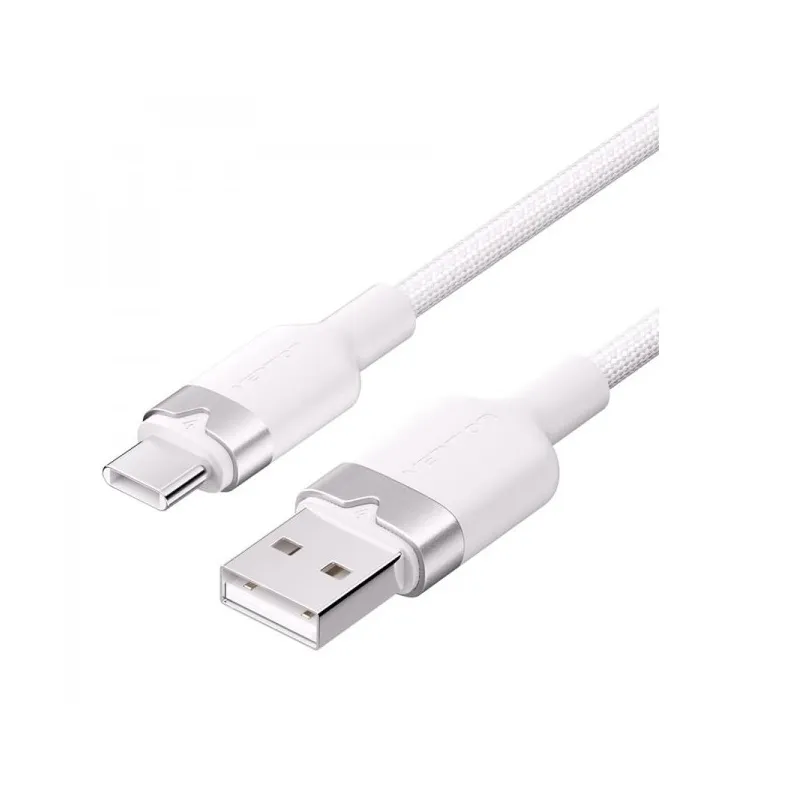 Кабель Vention USB - USB Type-C (M/M), 60W, 3A, 2 м, White (CTNWH) - мініатюра 11