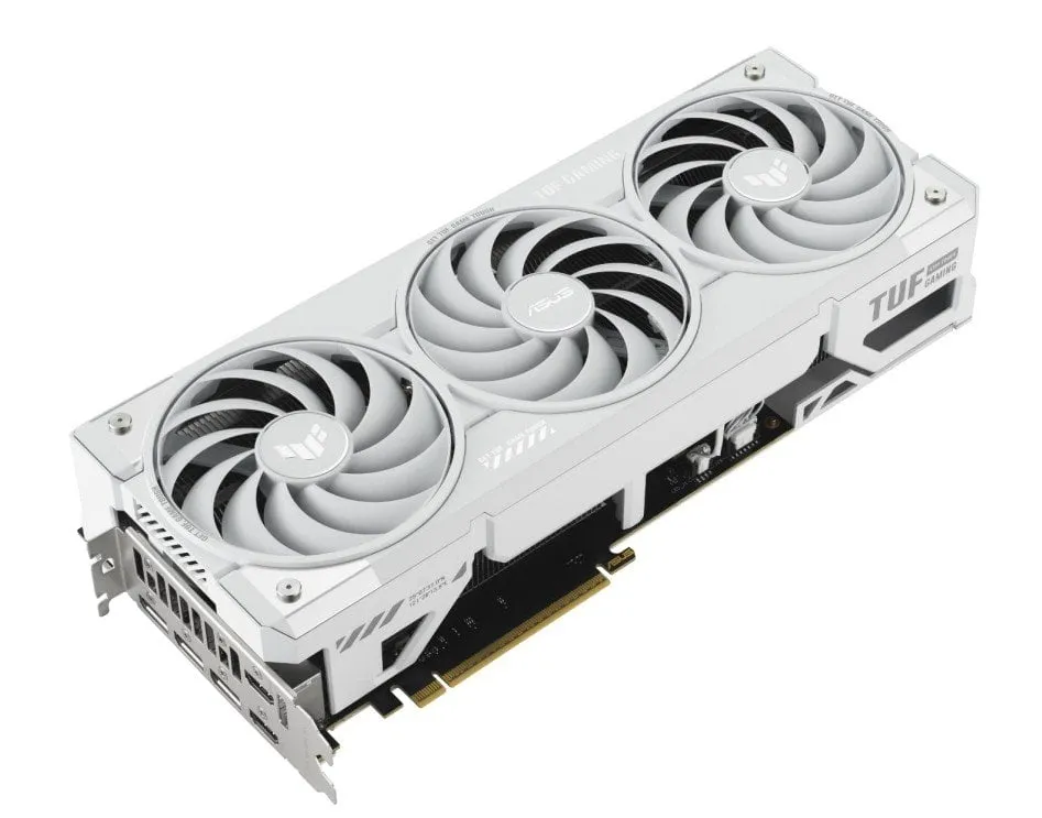 Відеокарта GF RTX 5070 Ti 16GB GDDR7 TUF Gaming OC White Asus (TUF-RTX5070TI-O16G-WHITE-GAMING) - мініатюра 3