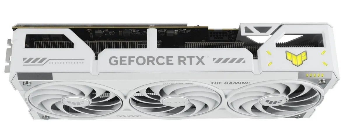 Відеокарта GF RTX 5070 Ti 16GB GDDR7 TUF Gaming OC White Asus (TUF-RTX5070TI-O16G-WHITE-GAMING) - мініатюра 4