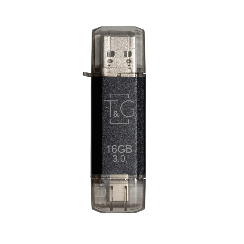Флеш-накопичувач USB 3.0 16GB Type-C T&G 009 Star Series Black (TG009TC-16GBK3) - зображення 1